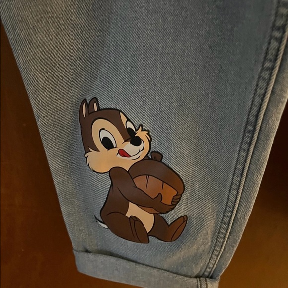 Disney Chip and Dale Mom Jeans HOT TOPIC SIZE 15 - Picture 7 of 9